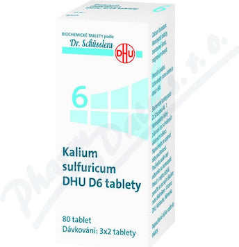 No.6 Kalium sulfuricum DHU D6 80 tablets
