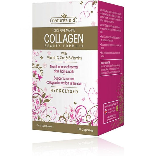 Natures Aid Collagen 500mg type II (100% marine origin), 90 capsules