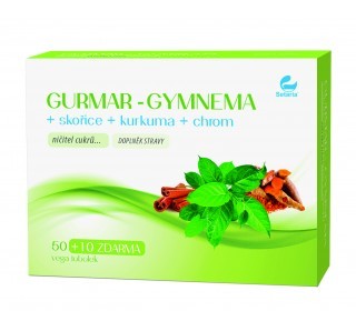 SETARIA GURMAR-GYMNEMA + cinnamon + turmeric 60 tablets