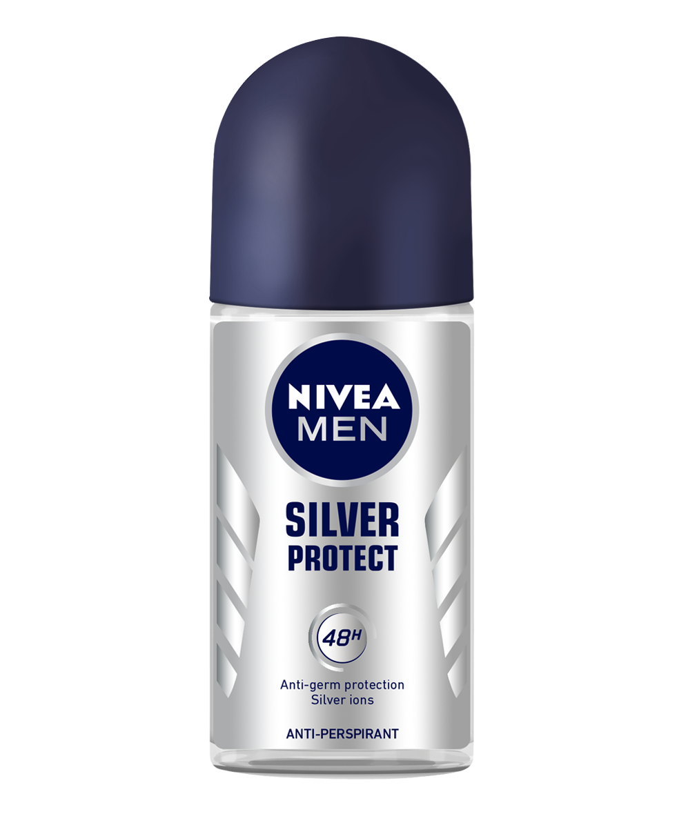 NIVEA MEN antiperspirant roll-on Silver Protect, 50 ml