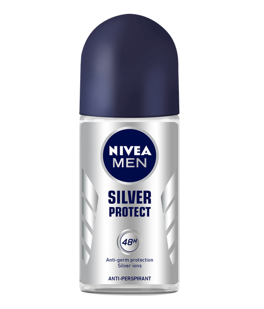 NIVEA MEN antiperspirant roll-on Silver Protect, 50 ml