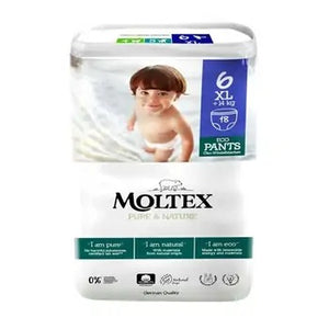 Moltex Pure & Nature XL 14 kg+ diaper panties 18 pcs