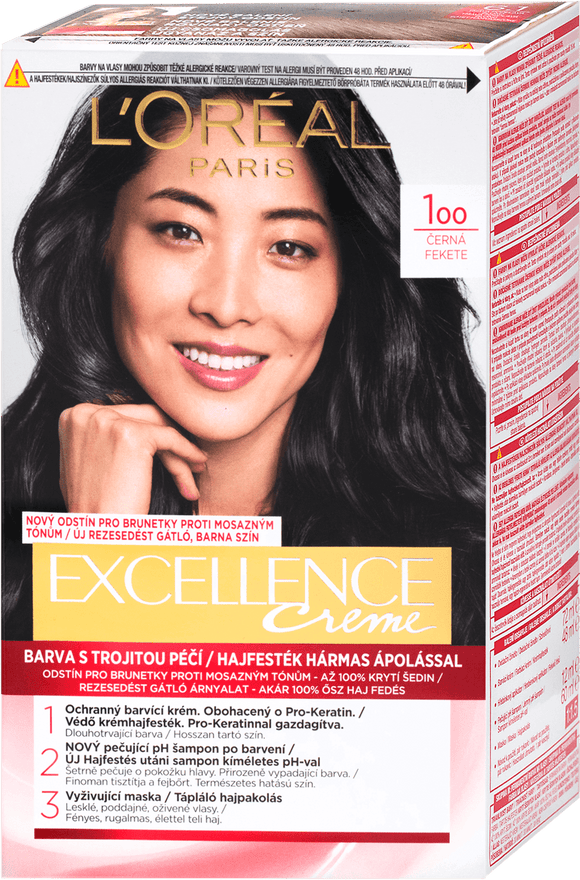 Loreal hair colour black deals