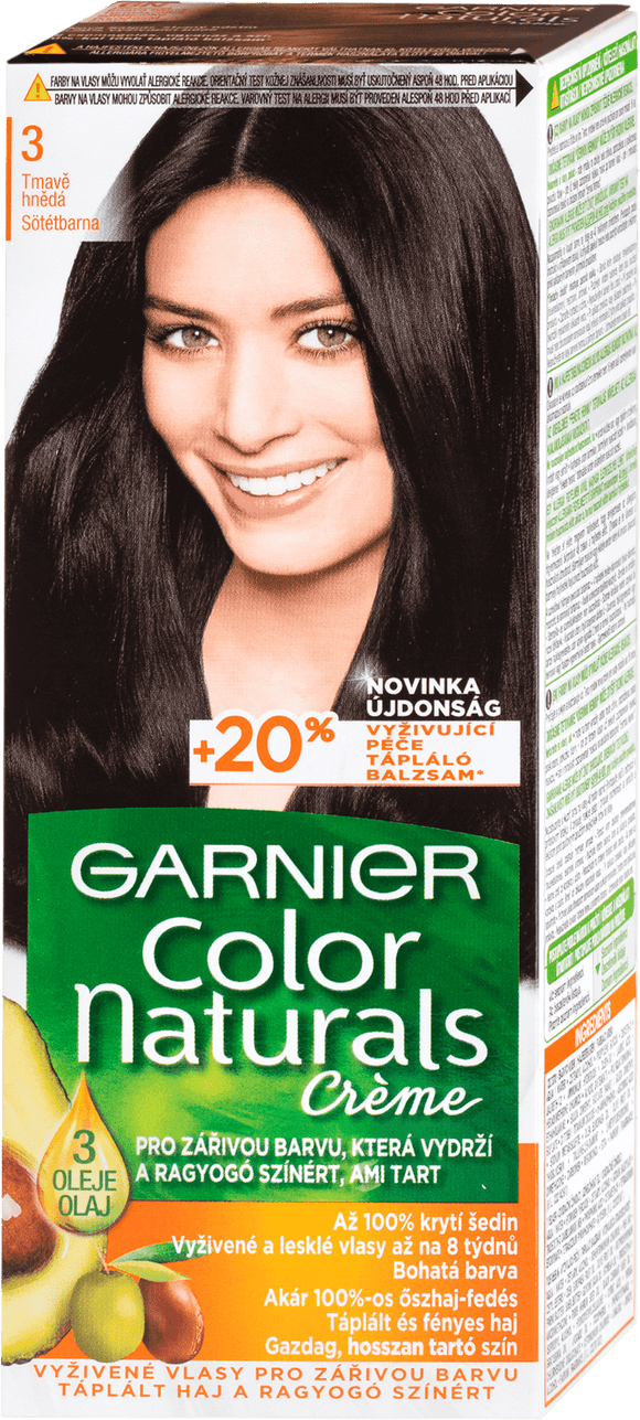Garnier Color Naturals Hair Color Dark Brown 3
