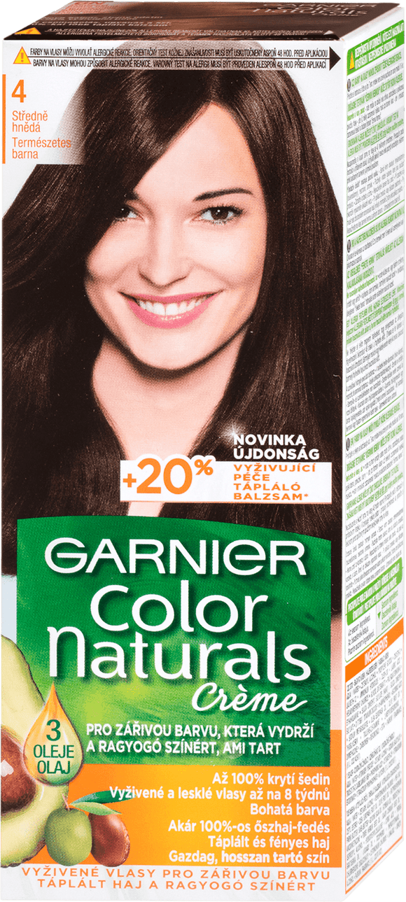 Garnier Color Naturals Hair Color Medium Brown 4
