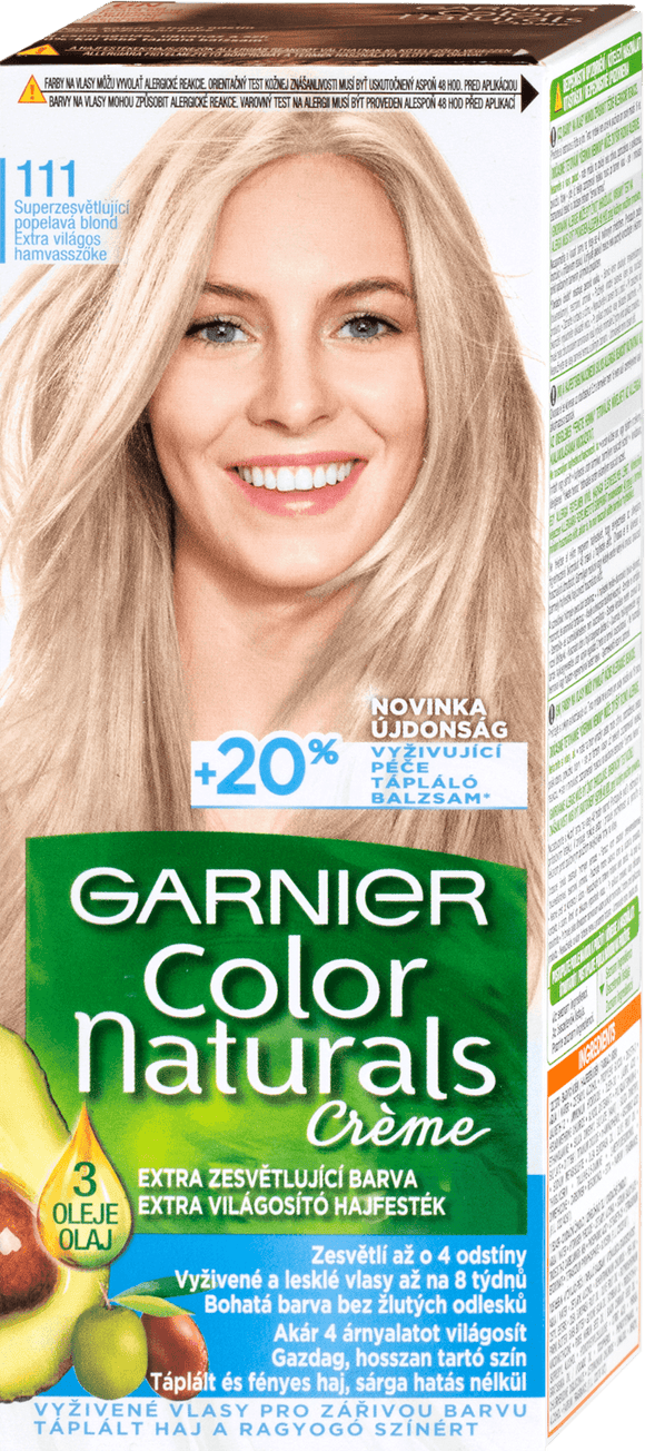 Garnier Color Naturals Hair Color Super-Light Ash Blonde 111