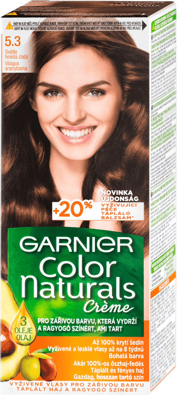 Garnier Color Naturals light brown hair gold 5.3