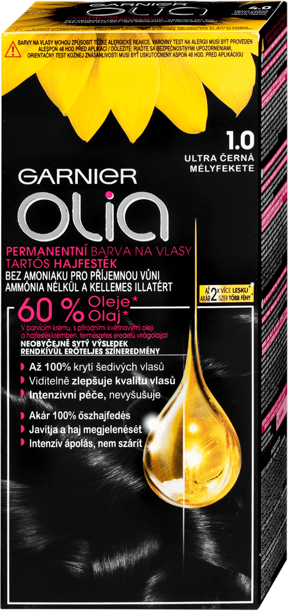 Garnier Olia hair color 1.0 Ultra Black