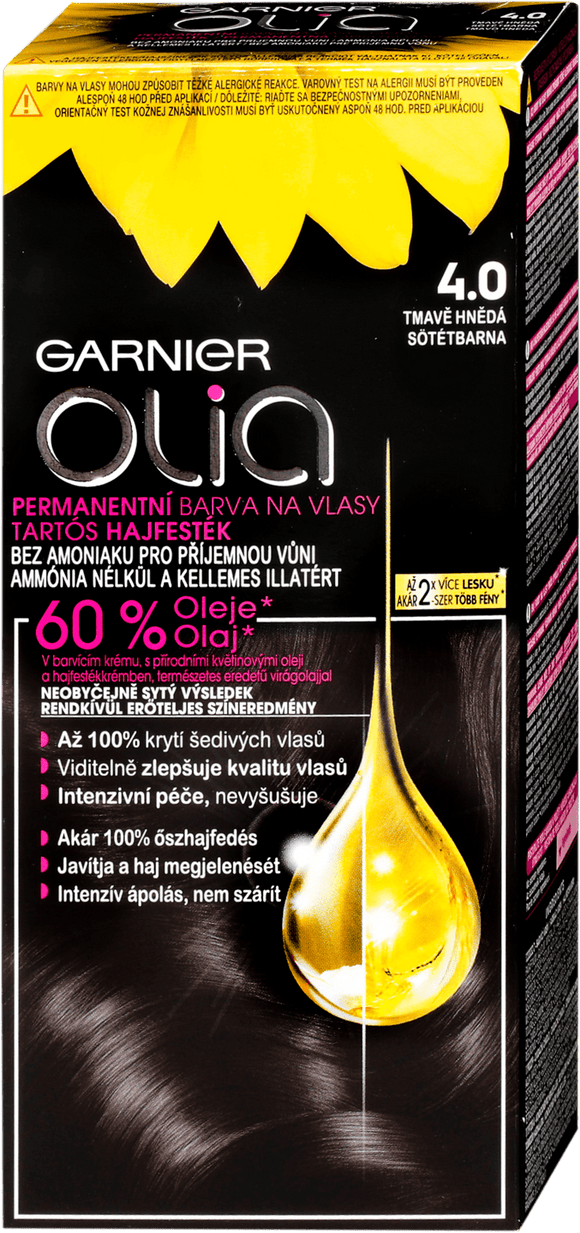 Garnier Olia Hair color 4.0 Dark Brown