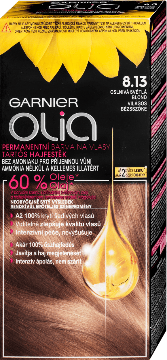 Garnier Olia Hair color 8.13 Dazzling light blond