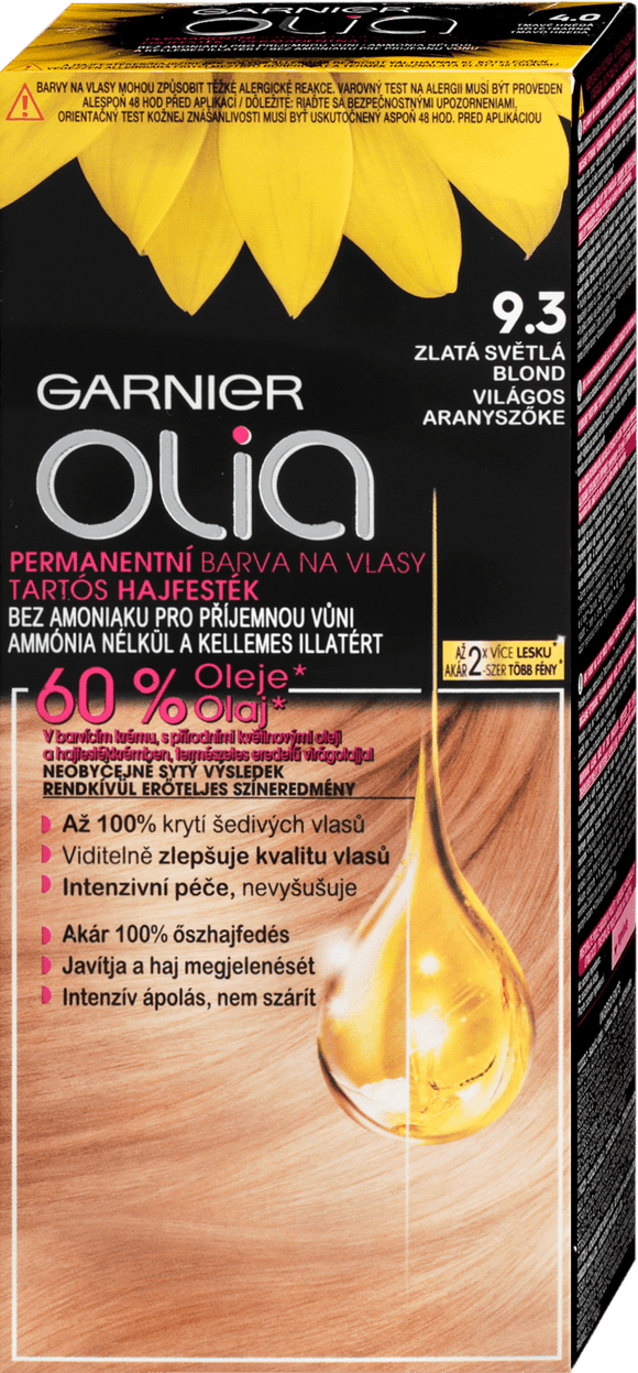 Garnier Olia hair color 9.3 Light Blond