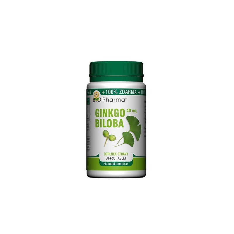 Bio Pharma Ginkgo Biloba 40mg - 60 tablets