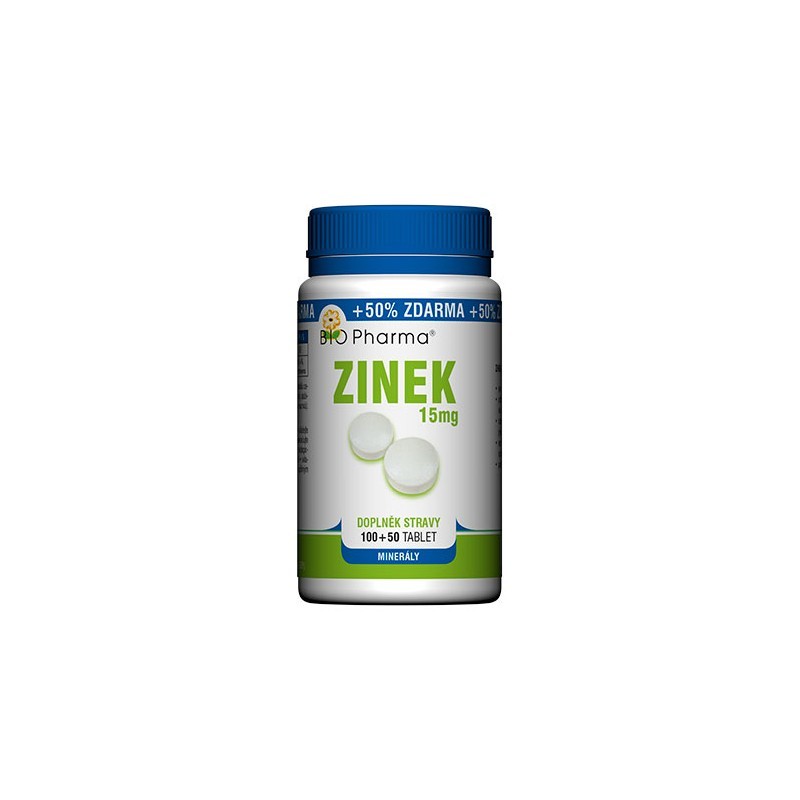 Zinc 15mg - 150 tablets