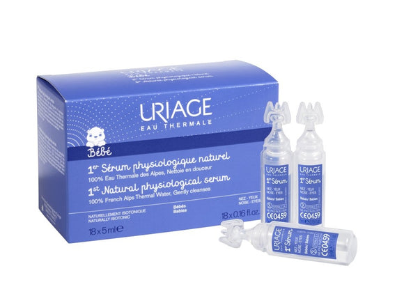 Uriage Bébé Naturel physiological serum for the smallest 18x5 ml - mydrxm.com