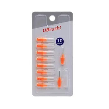 UBrush! Interdental brush 0.8 mm orange 10 pcs