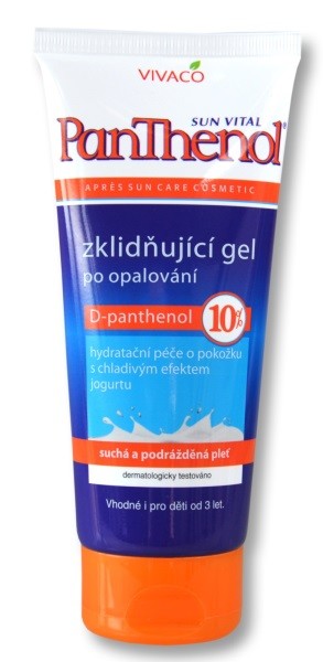 Vivaco PANTHENOL 10% soothing gel after sunbathing 200ml