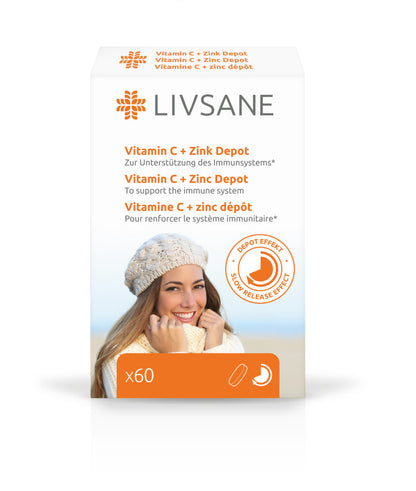 LIVSANE Vitamin C + Zinc high dose 60 pcs