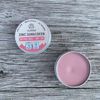 Suntribe Natural Sunscreen with Zinc Face & Sport Red SPF30 - 10 g