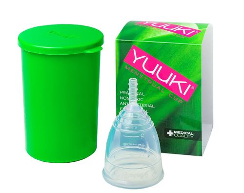 YUUKI Soft Large Menstrual set 1 pc + disinfectant box