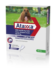 Ataxxa spot-on for dogs over 25kg 1x4ml