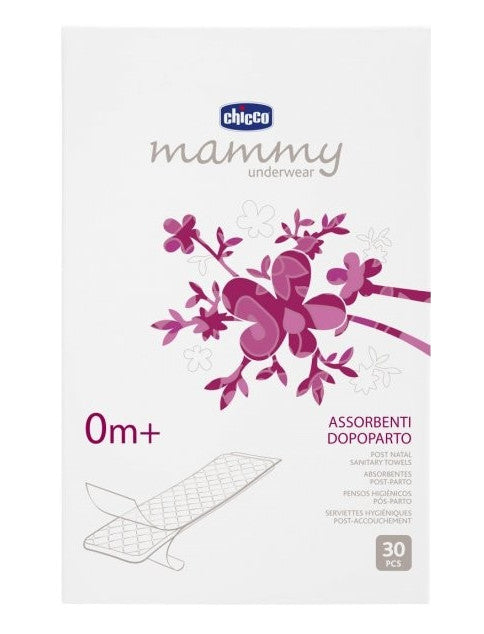 CHICCO disposable post natal sanitary towels - 30 pcs