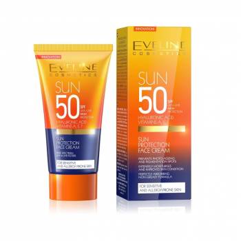 Eveline SUN SPF50 face sunscreen 50 ml - mydrxm.com