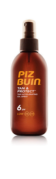 PIZ BUIN SPF6 Tan & Protect Oil Spray 150ml