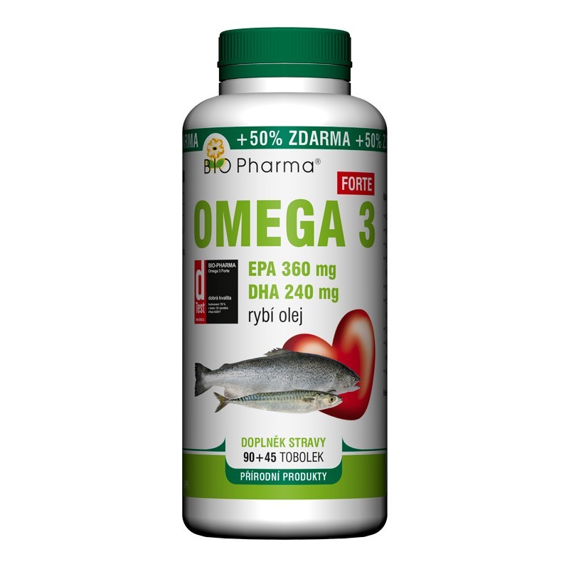 Omega 3 Forte 1200mg - 135 tablets