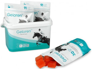 Geloren Horse 30 jelly cubes Chewable jelly tablets joints ligaments tendons