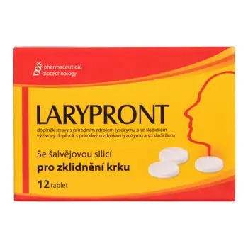 Larypront with sage essential oil 12 tablets
