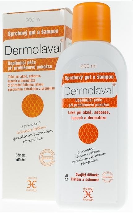 Dermolaval shower gel and shampoo 200ml