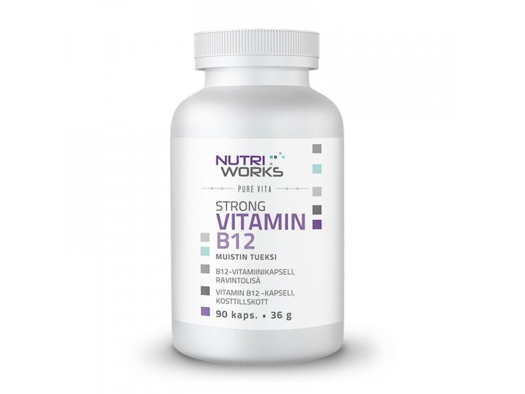 NUTRIWORKS Strong Vitamin B12 - 90 capsules