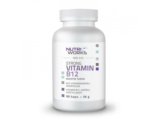 NUTRIWORKS Strong Vitamin B12 - 90 capsules