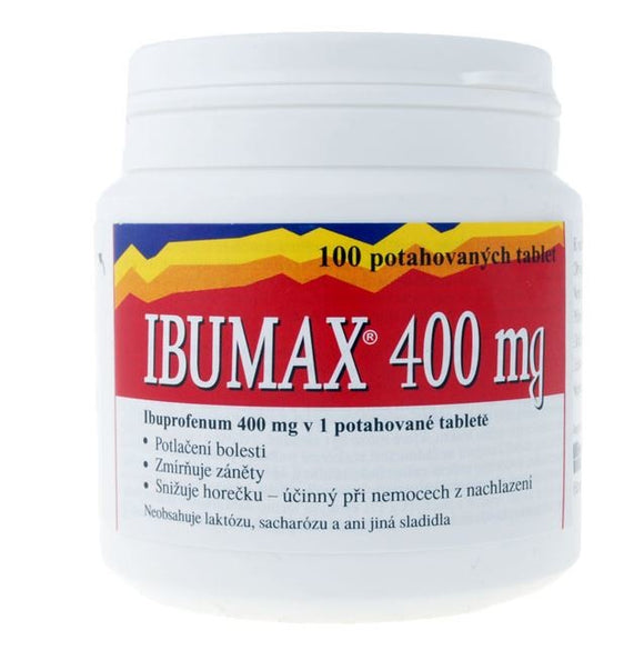 IBUMAX 400mg - 100 tablets