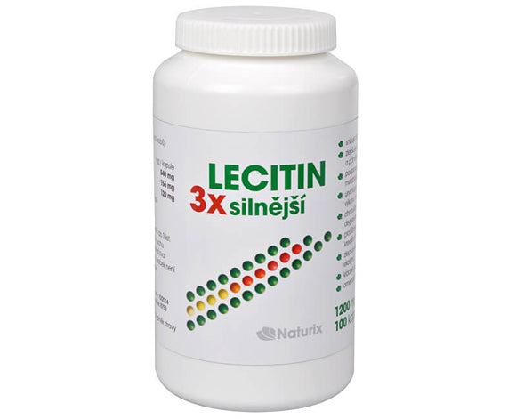 Naturix Lecithin 3x stronger 1200mg, 100 capsules