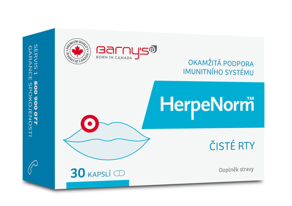 Barny's HerpeNorm 30 capsules cold sore treatment - mydrxm.com
