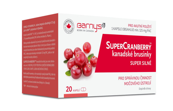 Barny's Super Cranberry Canadian Cranberries 20 Capsules with biotin - mydrxm.com