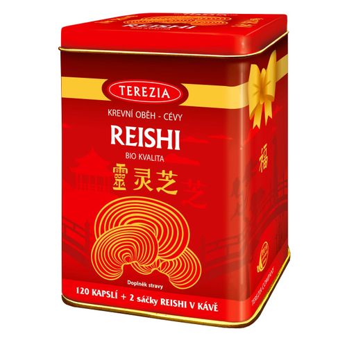 Terezia Reishi BIO 120 capsules + GIFT Reishi in coffee 2x