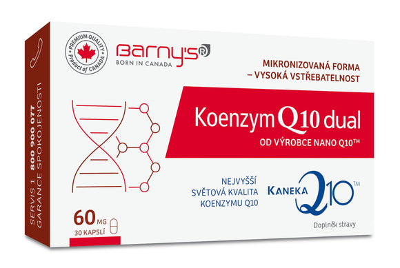 Barny's Coenzyme Q10 dual 60 mg 30 capsules - mydrxm.com