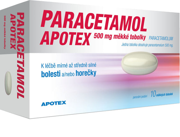 Paracetamol Apotex 500 mg 10 capsules - mydrxm.com