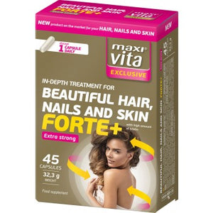 Maxivita deep bark for beautiful hair, nails and skin Forte+, 45 capsules