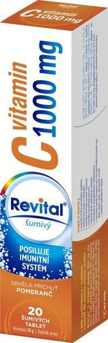 Revital Vitamin C 1000 mg orange 20 effervescent tablets
