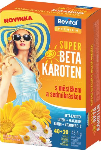 Revital Super Betakaroten with marigold and daisy 60 tablets