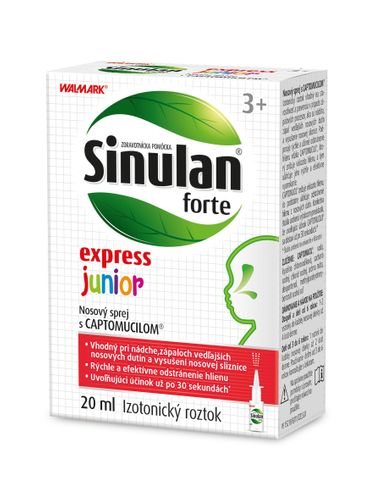 Walmark Sinulan forte Express Junior nasal spray 20 ml
