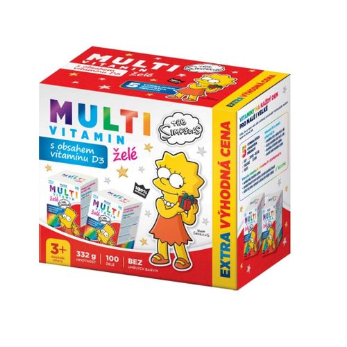 The Simpsons Multivitamin Jelly 100 pcs