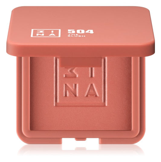 3INA The Blush compact blush shade 504 Brown Gold 7.5 g