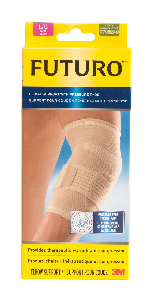 3m FUTURO ™ Elastic Elbow bandage with epicondylar band size L - mydrxm.com