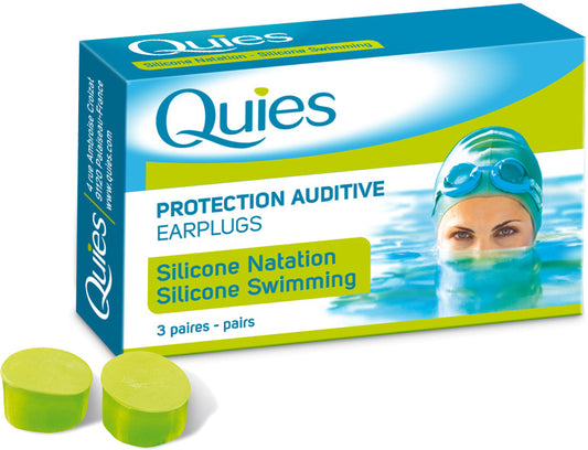 Quies Silica earplugs MAXI 3 pairs - swimming