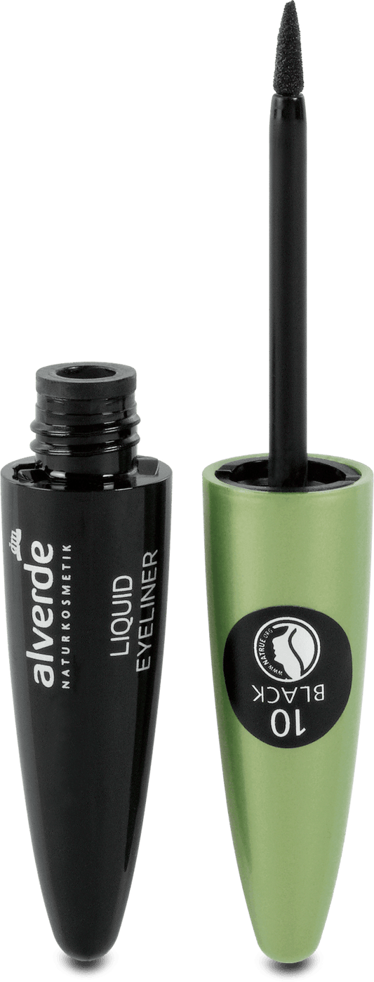alverde NATURKOSMETIK liquid eyeliner 10 black, 3 ml