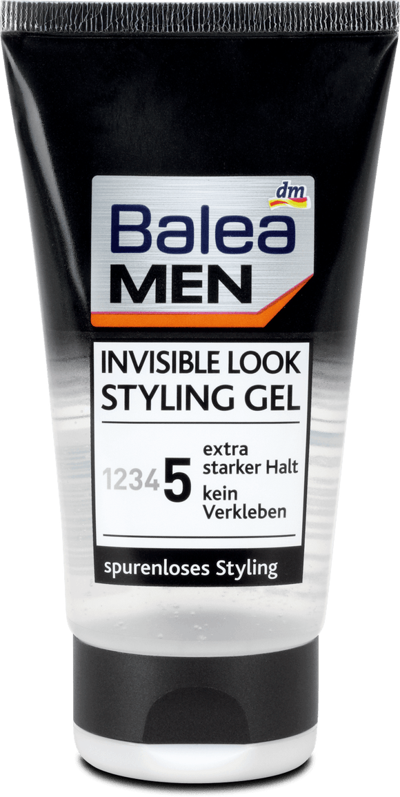 Balea MEN styling hair gel Invisible, 150 ml